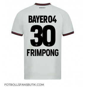 Bayer Leverkusen Jeremie Frimpong #30 Replika Bortatröja 2023-24 Kortärmad